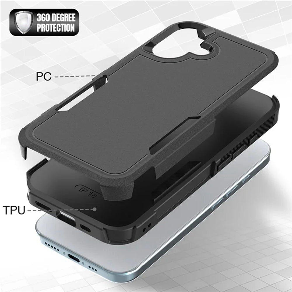 Coque hybride mince pour iPhone 16 Plus Coque hybride mince pour iPhone 16 Plus